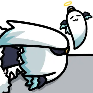 企鹅灵魂出窍，带着光环飞升